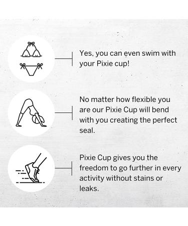 Pixie Menstrual Cup - Complete Set for Period Care - Includes Ebook, Cleaning Wipes, Lube, and Storage Bag - Reusable Alternative to Tampons and Pads - Buy One, Give One - Size Large - Buy Online on GoSupps.com