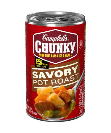 Campbells Chunky Soup, Savory Pot Roast Soup, 18.8 Ounce Can