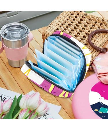 Portable Storage Bags for Women's Essentials | Alpaca Cactus Design | Organize Bandages Menstrual Pads Panty Liners & Tampons - Buy Online on GoSupps.com