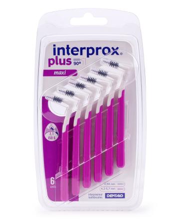 Interprox Plus Maxi PURPLE 6's by Interprox Purple white 6 Count (Pack of 1)