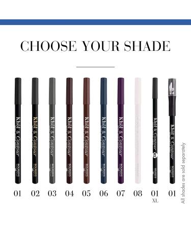 Bourjois Khol & Contour - Khol Pencil 02 Ultra Black | Long-Lasting Eyeliner for Stunning Eyes | Buy Internationally - Buy Online on GoSupps.com