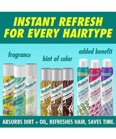Batiste Hydrating Dry Shampoo - 6.73 fl. oz. | Refresh & Revive Your Hair - Buy Online on GoSupps.com
