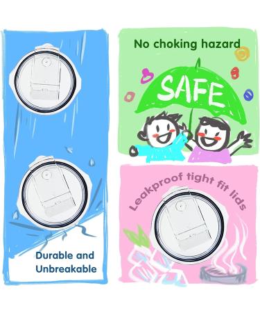 Housavvy 4 Pack 8oz Insulated Stainless Steel Kids Cups with Lids, Straws - BPA Free, Leakproof Toddler Sippy Cups in Navy/Teal/Pink/Rose - Buy Online on GoSupps.com