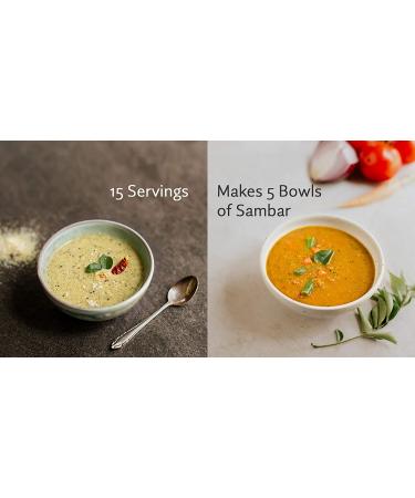 Inner Flame Instant Sambar and Coconut Chutney Combo Pack - Authentic Taste, Non-GMO, Gluten-Free, No Preservatives - Buy Online on GoSupps.com