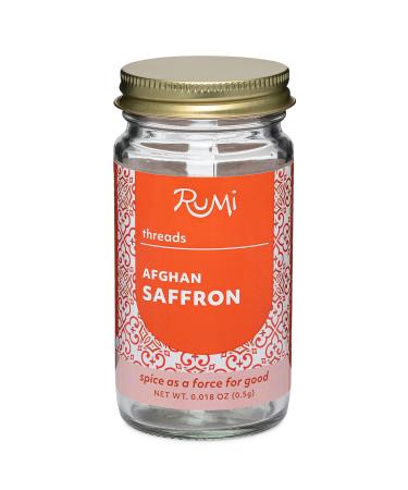 Rumi Spice - Saffron Threads | Premium Whole Authentic Afghan Saffron Threads (0.5 Gram)
