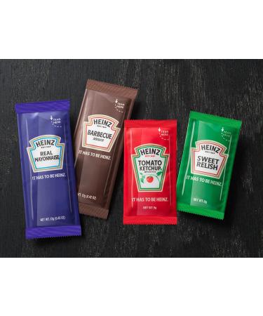 Heinz Tomato Ketchup Packets - 500 ct, 0.3 oz (Pack of 500) - Buy Online on GoSupps.com