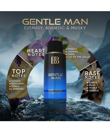 Bergamot_Beaute GENTLE MAN Aquatic Pure Parfum | Bergamot Musk & Vanilla | 12+Hrs Long Lasting Perfume for Men | Higher Concentration than EDP 100ML - Buy Online on GoSupps.com