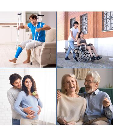 Stripping Educational Aid | Comfort Socks & Stockings for Seniors Pregnant Women & Mobility Issues - White - Buy Online on GoSupps.com