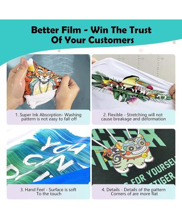 GFANSY DTF Transfer Film A4 - 30 Matte PET Sheets for Sublimation & Direct to Film Printing on T-Shirts - Buy Online on GoSupps.com