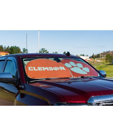Clemson Tigers Sports Dome Auto Sunshade - Smash'em Sunshade for Cars - Buy Online on GoSupps.com