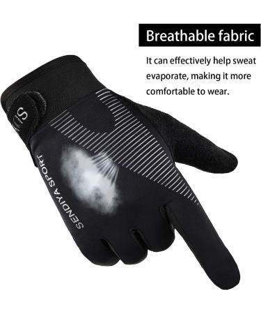 YHT Workout Gloves with Full Palm Protection & Extra Grip - Black Medium - Buy Online on GoSupps.com