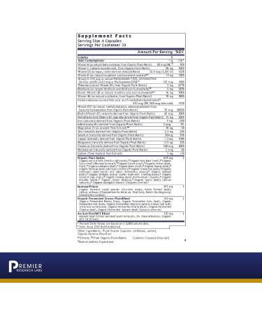 Premier Research Labs Multi-Vitamin - Immune, Brain, Cardio & Whole Body Support - 120 Plant Capsules - Buy Online on GoSupps.com