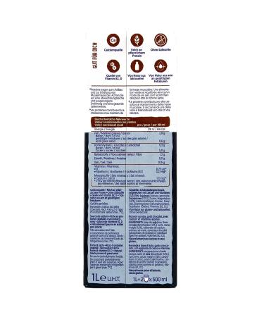 Alpro 10 Pack Protein Soyburz Schoko - 100% Vegetable Choco Soya Drink (1L 50g Protein/Pack) - International Shipping - Buy Online on GoSupps.com