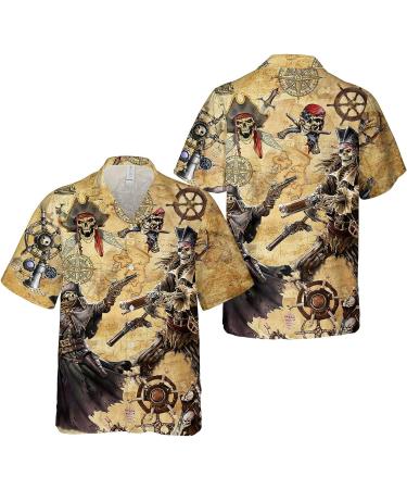Mooley Bigfoot Surfing Hawaiian Shirt Pirate - 3X-Large - Buy Online on GoSupps.com