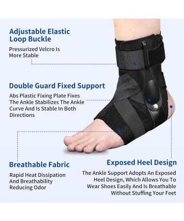 Ankle Brace for Sprained Ankle | Support & Stabilizers for Volleyball & Basketball | X-Large Foot Support for Men & Women - Buy Online on GoSupps.com