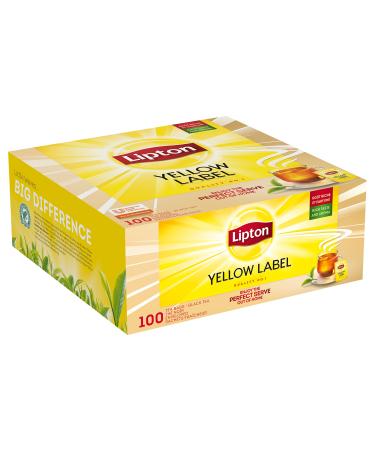 Lipton Yellow Label Tea Box of 100 Tea Bags