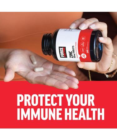 Force Factor Zinc 50mg Zinc Supplements with Zinc Oxide Powder Zinc Gluconate and Zinc Citrate for Immune Support and Immune Health High-Potency Vegan Gelatin Free Non-GMO 240 Tablets Unflavored 240 Count (Pack of 1) - Buy Online on GoSupps.com