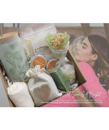 Get Well Soon Gift Basket- Relaxation Birthday Mothers gift/Self Care Package After Surgery Sympathy Gift for Loss of Loved One Thinking of You Set Grief/Comfort/Miscarriage for Women(Sage Green) - Buy Online on GoSupps.com