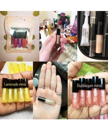 Honbay 10PCS Mini 1.2ml Clear Empty Lip Gloss Containers - Travel Size Lip Gloss Bottles for Samples and Balms - Buy Online on GoSupps.com