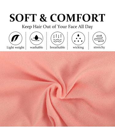 8 Pack Stretchy Headbands for Women - No Slip Turban Head Wraps for Yoga Workout - Elastic Hair Accessories in Solid Colors - Buy Online on GoSupps.com