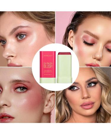 Cream Blushes Stick - Buildable Lightweight Cream Blushes Multi Stick - Easy Application Long Wearing Lightweight Finishing Makeup for Eye Shadow and Lipstick Shakven 02# - Buy Online on GoSupps.com