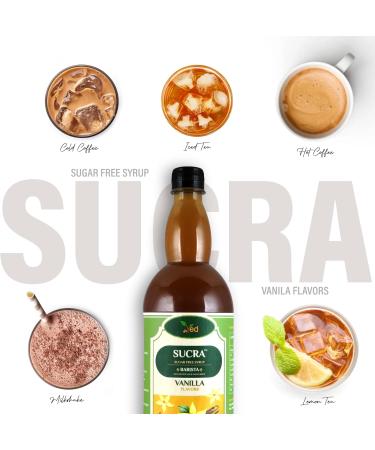 Ved Premium 1L Syrup for Coffee & Cocktails Sugar Free Vanilla Flavor Vegan Gluten Free and Fat Free. - Buy Online on GoSupps.com