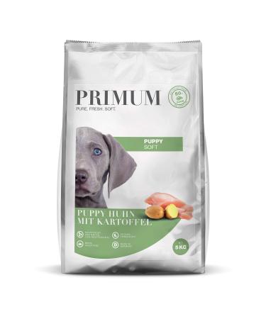 Primum - Soft Puppy chicken with potato - 5 kg - semi -damp dog food - grain -free dry food - high meat content - optimally digestible chicken for puppies 5 kg (1 Pack)