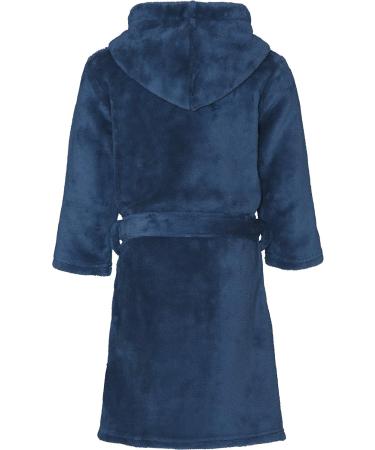 Playshoes Unisex Children's Fleece Bathrobe 122-128 | Navy Dressing Gown for Kids | International Shipping Available - Buy Online on GoSupps.com