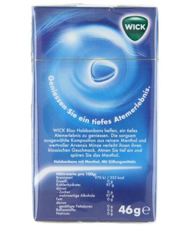 Wick Blue Sugar-Free - 10 Pack (10 x 46g) | Premium International Shipping - Buy Online on GoSupps.com