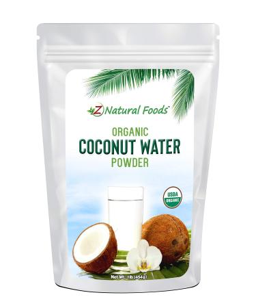 Organic Coconut Water Powder - All Natural Energy & Electrolyte Supplement - Perfect Pre or Post Workout Drink Mix - Delicious Water Enhancer - Vegan, Gluten Free, Non GMO, Kosher - 1 lb 1.0 Pounds