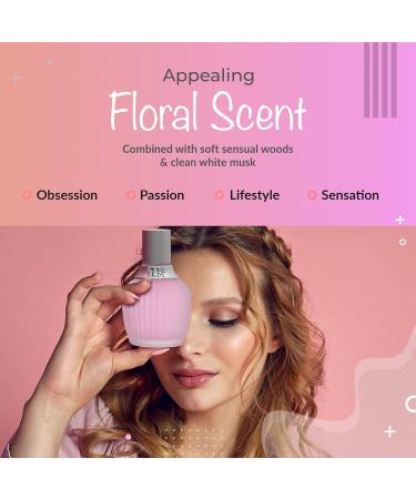 Womens Perfume - Perfume For Women- Rose Pear Musk Amber - Fresh Floral Soft Delicate - Eau de Parfum (3.4 fl oz / 100 ml) Powdery Musky Iris Woody Floral Rose Violet - Buy Online on GoSupps.com