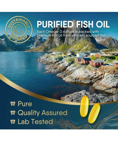 Nature's Nutrition Omega 3 Fish Oil 2400 Mg  - Lemon  - Buy Online on GoSupps.com