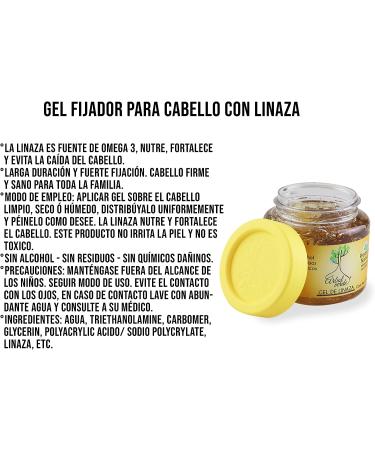 Linseed Hair Gel (8.8 oz) - Natural Hair Loss Treatment - Alcohol, Sulfate, Paraben, and Silicone-Free - Buy Online on GoSupps.com