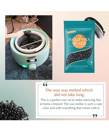 EMKOO Digital Waxing Kit for Women - Wax Warmer with 400g Hard Wax Beads & 20 Applicator Sticks for Hair Removal - Ideal for Brazilian Bikini Wax & Sensitive Skin at Home - Buy Online on GoSupps.com