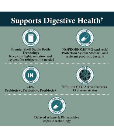 NaturaLife Labs A Higher Standard 70 Billion Prebiotic+ Postbiotic - 30 Veggie Capsules - Buy Online on GoSupps.com