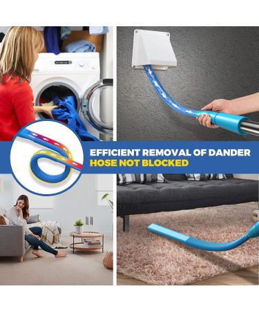 Holikme Dryer Vent Cleaner Kit - Vacuum Attachment Brush & Lint Remover - Blue - Buy Online on GoSupps.com