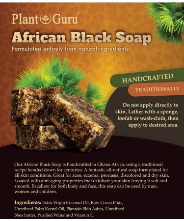 16 oz African Black Soap Liquid from Ghana | 100% Raw Pure Natural | Acne Treatment, Eczema & Psoriasis Relief | For Dry Skin, Scars & Dark Spots | Ideal for Pimples, Blackheads, Face & Body Wash - Buy Online on GoSupps.com