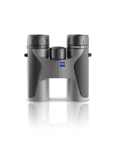 ZEISS Terra ED Binoculars Compact Lightweight Waterproof, and Fast Focusing with Coated Glass for Optimal Clarity in all Weather Conditions for Bird Watching, Hunting, Sightseeing 10x42 Grey