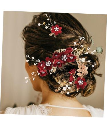 FOMIYES 10 Sets Bridal Headwear Flower Hair Accessories Bridal Tiara Pearl Hair Barrettes Bridal Hair Comb Blue Tiara Side Combs Blue Flower Hair Clip Tiaras Vintage Bridesmaid Aquamarine - Buy Online on GoSupps.com