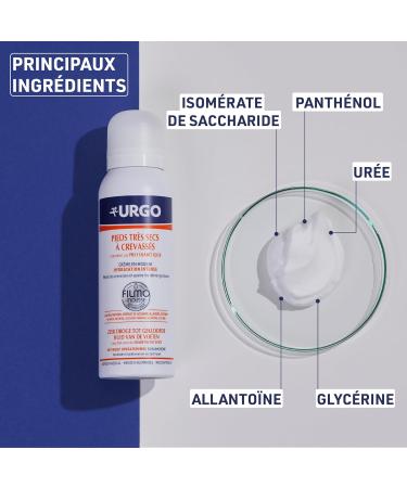 Urgo - Filmomousse Intense Hydration 125ML - Treatment for very dry to cracked feet - Suitable for diabetic foot - No greasy or sticky effect - Buy Online on GoSupps.com