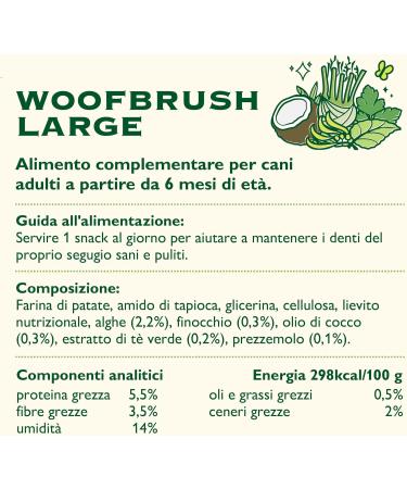 Lily's Kitchen Woofbrush Natural Dog Treats for Large Dogs - 7 Kaus Snacks (47g) | Dental Care & Fresh Breath - Buy Online on GoSupps.com