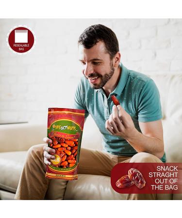 Pitted Dates - 5 lbs (80oz) | Non GMO, Kosher Certified, No Added Sugar | Healthy Snack for Kids & Adults - Buy Online on GoSupps.com
