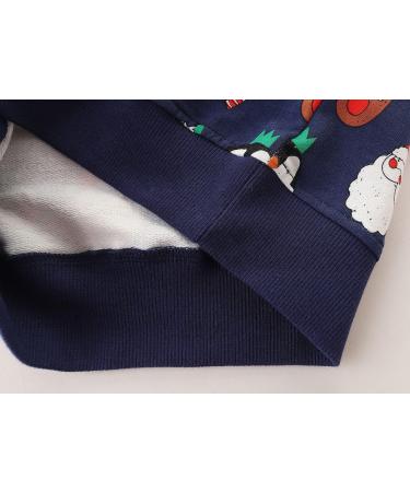 Boys Dinosaur Sweatshirt | Cotton Long Sleeve Pullover | Kids Casual Top | Toddler Girls Shirts | Baby Clothes 1-8 Years | Christmas Santa Claus Design - Buy Online on GoSupps.com