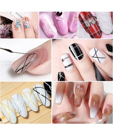 TEEROVA Painted Gel Nail Polish Set 12 Colors Line Art Gel Neon Yellow Green Glitter Sliver Gold Nail Art Painting Gel Manicure Tools DIY Drawing Nail Gel for Line 12ml Each Bottle - UV LED Required - Buy Online on GoSupps.com