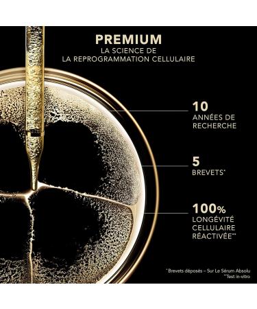 Lierac Premium - Le S rum Absolu Anti- ge Global 30 ml - Corrige 9 Signes de l ge : Rides Taches Perte de Fermet - S rum Visage clat Hydratation et Uniformit - Toutes Peaux - Buy Online on GoSupps.com