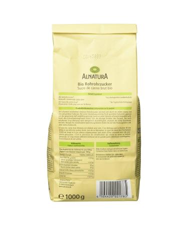 Alnatura Organic Raw Cane Sugar - Pack of 5 (5 x 1 kg) - Premium Quality Sweetener for Baking & Cooking - Buy Online on GoSupps.com