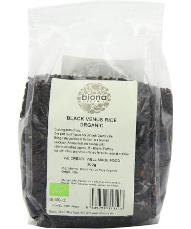 Biona Black Venus Rice Organic 500g (Pack of 2) 500 g (Pack of 2) - Buy Online on GoSupps.com