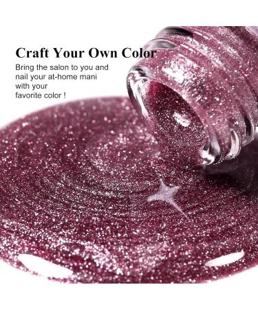 Imtiti Pink Cat Eye Gel Nail Polish 15 ml Glitter Pink Holographic Reflective Sparkle Flash UV Soak Off Gel Nail Polish with Magnetic Stick 1 Piece - Buy Online on GoSupps.com