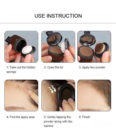 Hair Magic Hairline Powder for Women - Hair Magic Root Cover Up Multiple Colour Hairline Shadow Powder (#13) - Buy Online on GoSupps.com