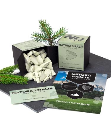 Argile Verte de l'Oural | 100g Argile Verte Naturelle Vert Pastel Verdoyant - Croquant Etonnant Texture Terreuse Velout e et Ferme Satisfaisante Sensation ASMR - Buy Online on GoSupps.com